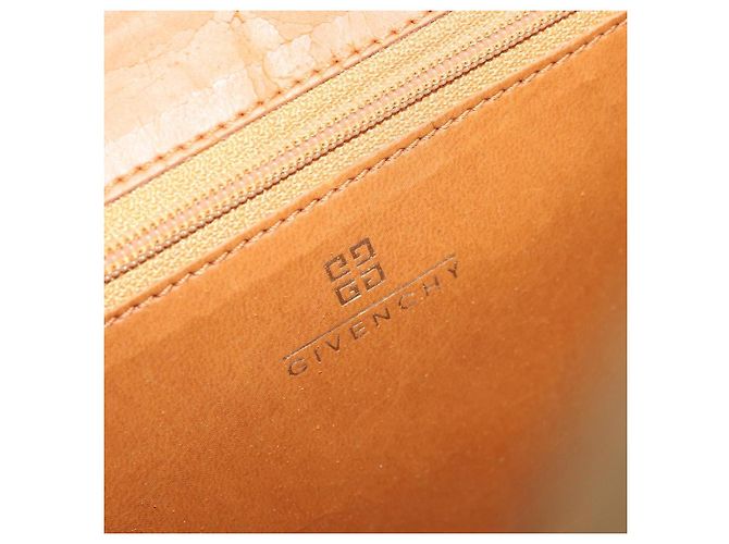 Borsa a mano GIVENCHY in tela beige e oro Auth SW2228A D'oro - vista 18