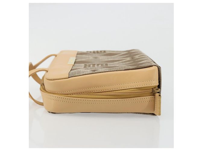 Borsa a mano GIVENCHY in tela beige e oro Auth SW2228A D'oro - vista 4