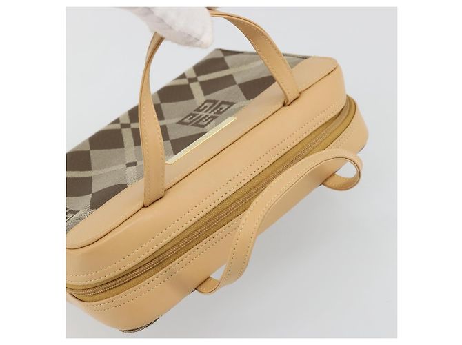 Borsa a mano GIVENCHY in tela beige e oro Auth SW2228A D'oro - vista 6