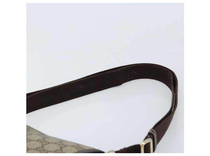 Gucci Borsa a Spalla GG Supreme PVC Oro Beige 223666 Auth mr2283 D'oro - vista 8
