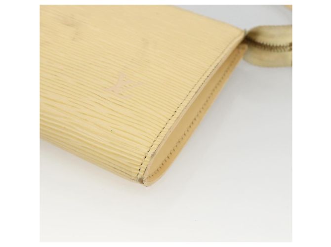LOUIS VUITTON Pochette Accesorios Epi Vainilla M5294A LV Auth ka3515 - vista 14