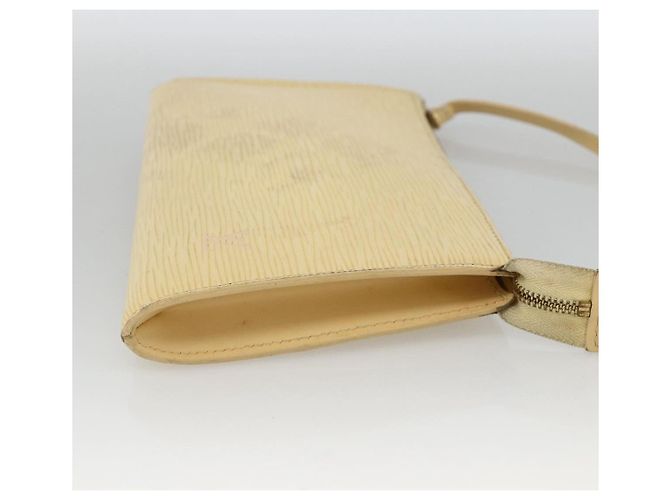 LOUIS VUITTON Pochette Accesorios Epi Vainilla M5294A LV Auth ka3515 - vista 4