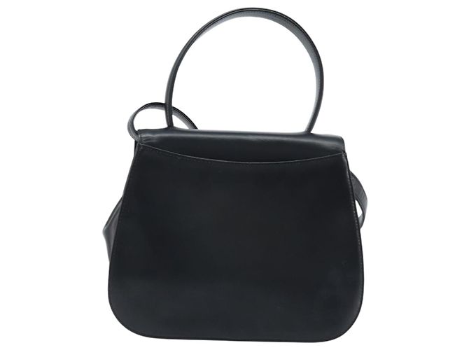 Borsa a mano GIVENCHY in pelle 2 vie nera Auth hk3584 Nero - vista 2