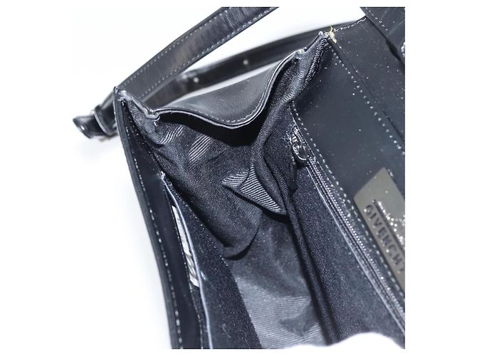 Borsa a mano GIVENCHY in pelle 2 vie nera Auth hk3584 Nero - vista 21