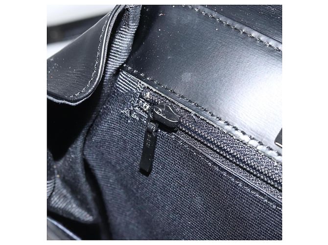 Borsa a mano GIVENCHY in pelle 2 vie nera Auth hk3584 Nero - vista 22