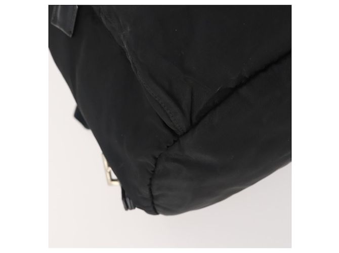 PRADA Backpack Nylon Black Silver Auth 174569 Silvery - view 15
