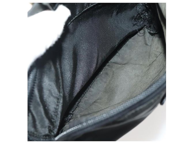 PRADA Backpack Nylon Black Silver Auth 174569 Silvery - view 27