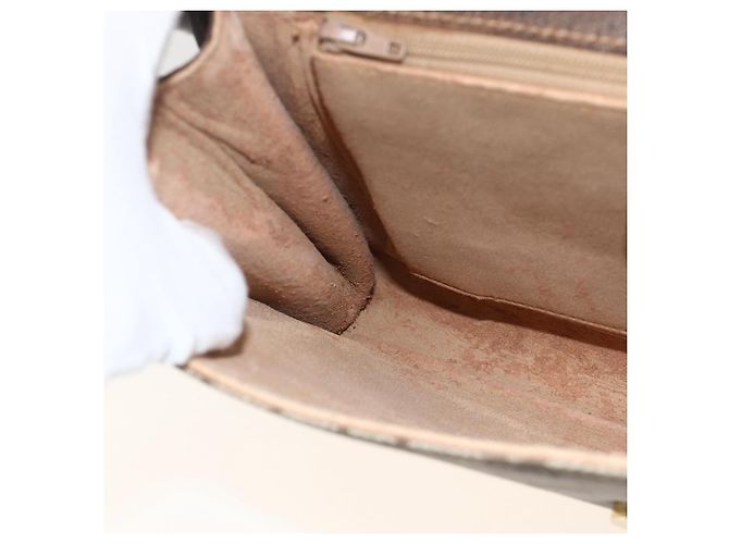 Gucci Borsa a Spalla GG Supreme PVC Beige Oro Auth ka3509 D'oro - vista 20