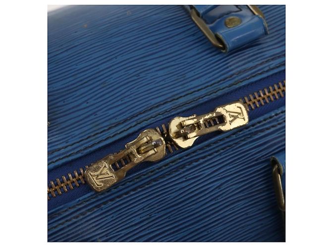 LOUIS VUITTON Epi Keepall 45 Borsa Boston Blu M42975 LV Auth ARZ760 - vista 10