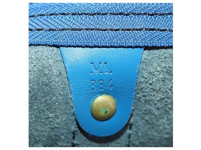 LOUIS VUITTON Epi Keepall 45 Borsa Boston Blu M42975 LV Auth ARZ760 - vista 12