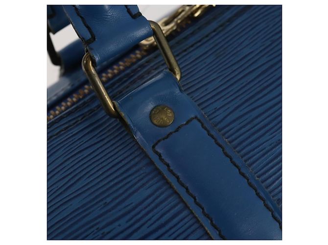 LOUIS VUITTON Epi Keepall 45 Borsa Boston Blu M42975 LV Auth ARZ760 - vista 17