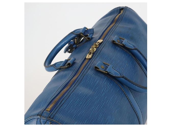 LOUIS VUITTON Epi Keepall 45 Borsa Boston Blu M42975 LV Auth ARZ760 - vista 6