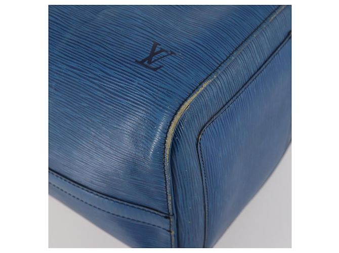 LOUIS VUITTON Epi Keepall 45 Borsa Boston Blu M42975 LV Auth ARZ760 - vista 9