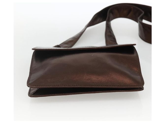 Borsa a Spalla CHANEL in Pelle Marrone CC Auth BA11861A - vista 5