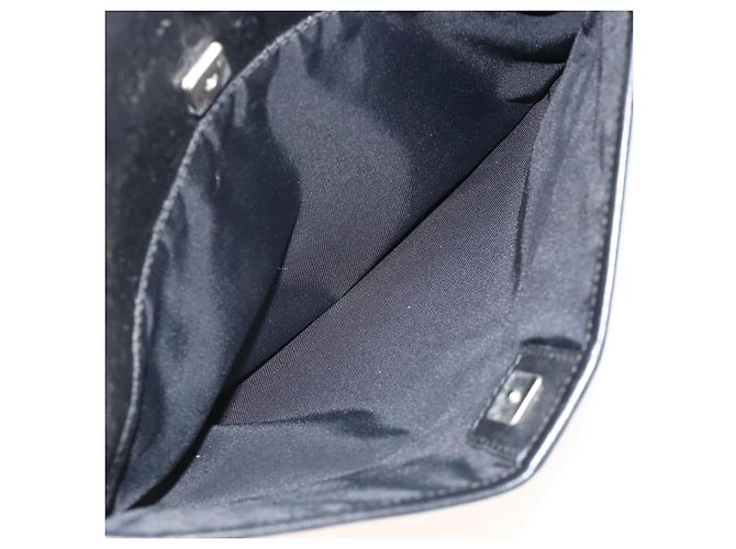 GUCCI GG Canvas Guccissima Schultertasche aus schwarzem Leder mit Silber 162783 Auth bs34249 - Ansicht 22