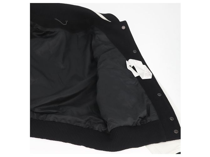 Schwarze Woll-Baseballjacke LOUIS VUITTON Puppet 1A8PML LV Auth BAZ826SM - Ansicht 21