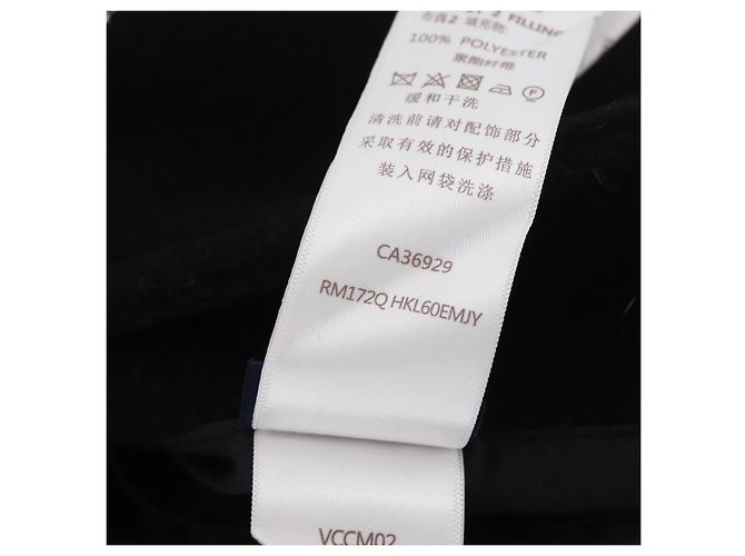Schwarze Woll-Baseballjacke LOUIS VUITTON Puppet 1A8PML LV Auth BAZ826SM - Ansicht 24