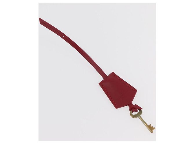 LOUIS VUITTON Monograma Transparente Cotoville 40 Trunk Vidro M13182 Auth 167157SM Vermelho - vista 37