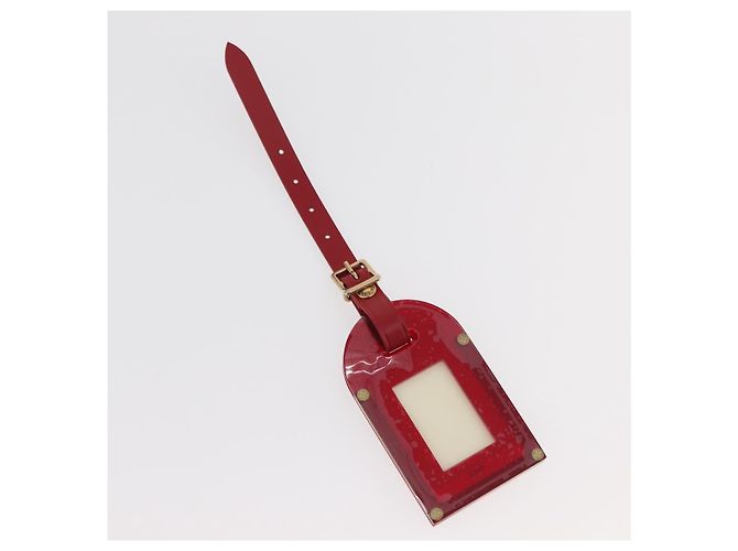 LOUIS VUITTON Monograma Transparente Cotoville 40 Trunk Vidro M13182 Auth 167157SM Vermelho - vista 40