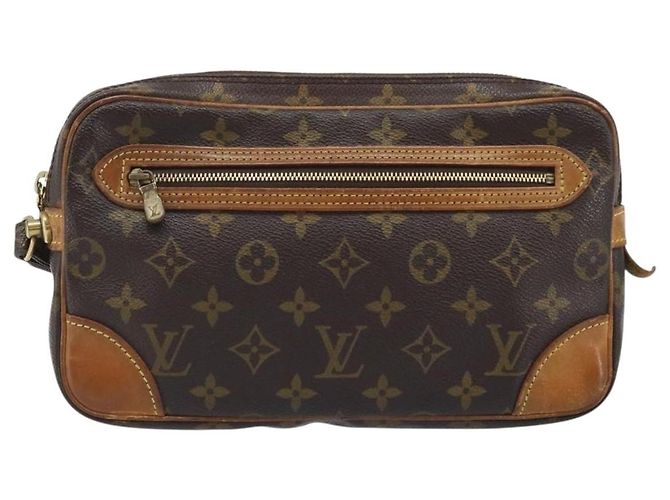 LOUIS VUITTON Clutch Marly Dragonne GM Monogram M51825 LV Auth BA11750 Monogramma - vista 13