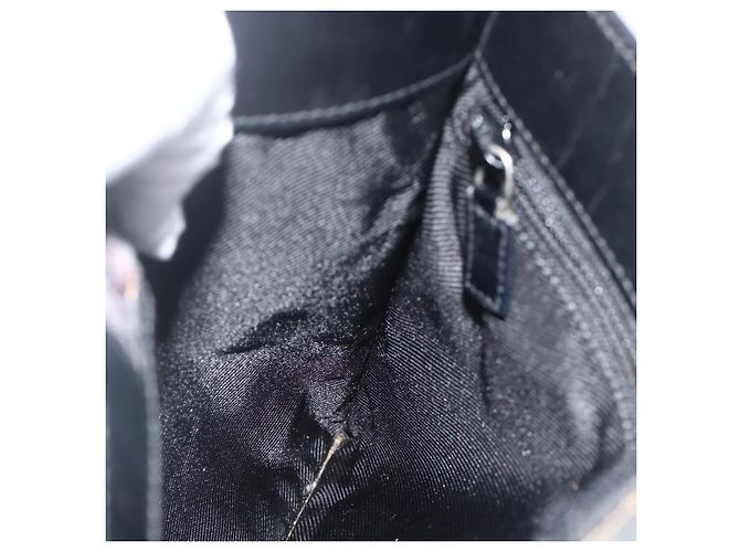 Borsa a Spalla GG Canvas Gucci Nera Argento 019 0348 Auth ka3532 Nero - vista 20