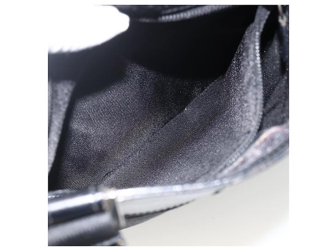 Borsa a Spalla GG Canvas Gucci Nera Argento 019 0348 Auth ka3532 Nero - vista 22