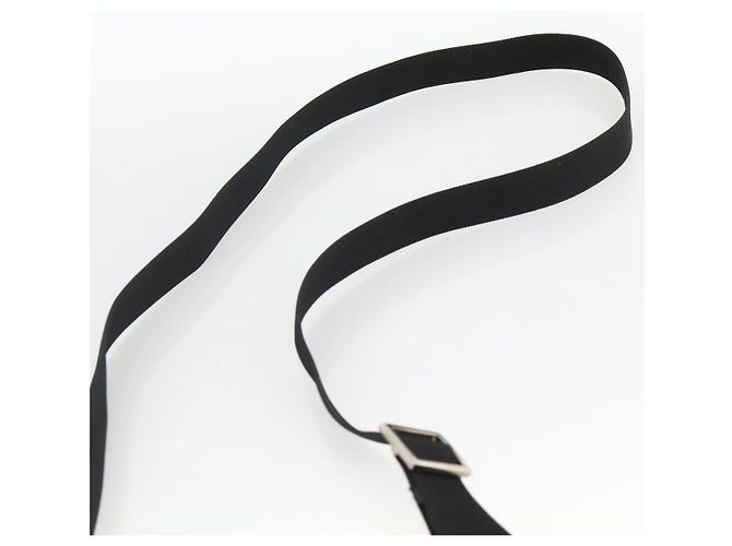 Borsa a Spalla GG Canvas Gucci Nera Argento 019 0348 Auth ka3532 Nero - vista 8