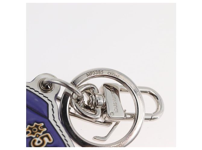 LOUIS VUITTON Portachiavi LV Varsity Jacket Charm Viola MP3385 LV Auth BAZ739SAM Porpora - vista 8