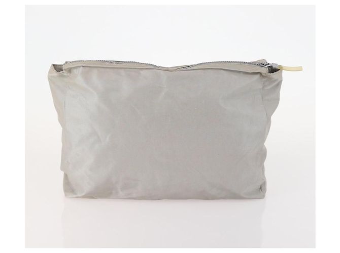 CHANEL Portafoglio Matelassé Pelle Caviar Nylon 3 Set Nero Grigio Blu Navy CC Auth bs34162 Marrone - vista 3