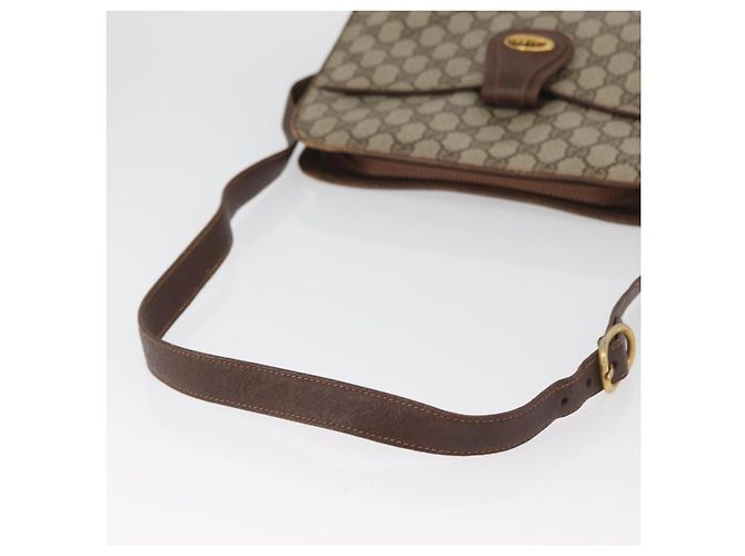 Gucci Borsa a Spalla GG Supreme PVC Beige Oro Auth SW2211 D'oro - vista 7