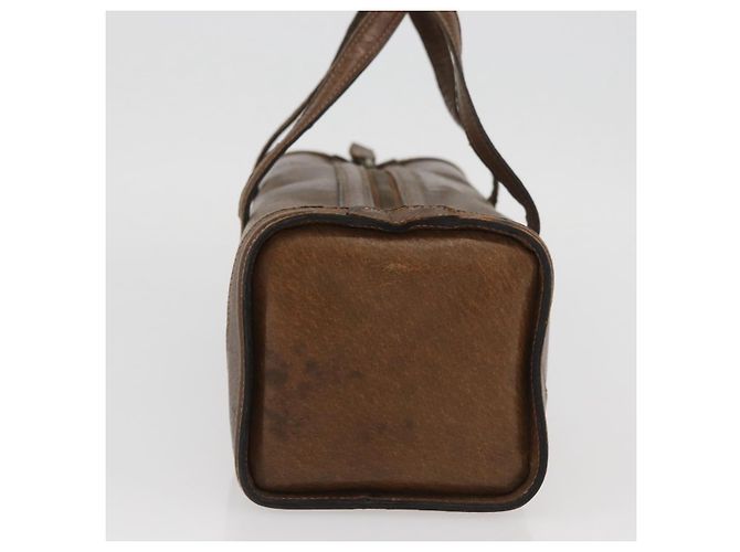 Gucci Borsa a mano in pelle marrone Auth 173031 - vista 3