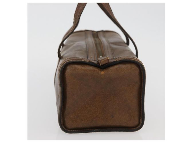 Gucci Borsa a mano in pelle marrone Auth 173031 - vista 4