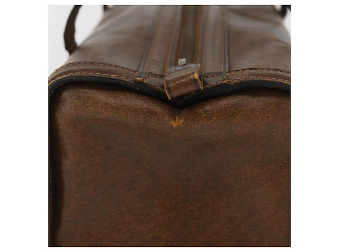 Gucci Borsa a mano in pelle marrone Auth 173031 - vista 5