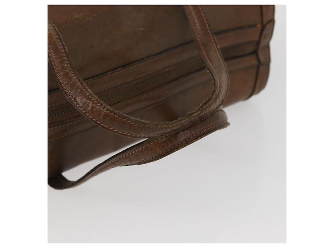 Gucci Borsa a mano in pelle marrone Auth 173031 - vista 8