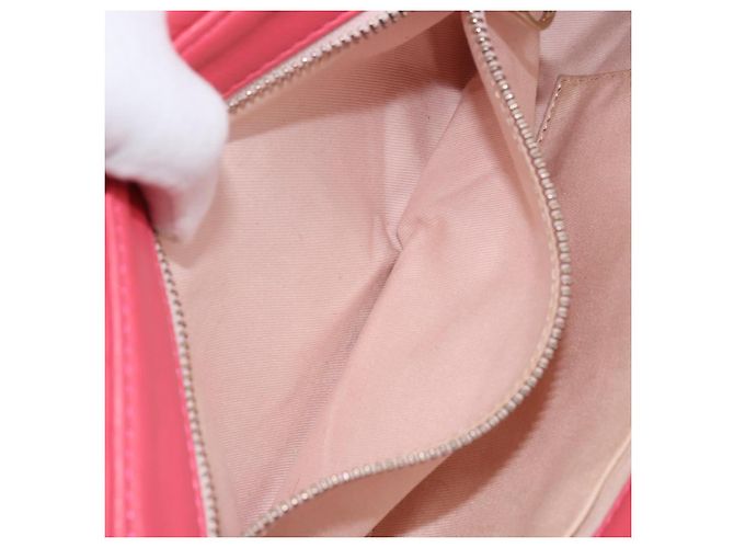 VALENTINO Borsa a Spalla con Catena Pelle Rosa Oro Auth mr2223 D'oro - vista 22