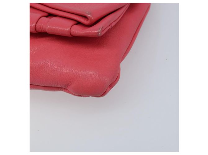 VALENTINO Borsa a Spalla con Catena Pelle Rosa Oro Auth mr2223 D'oro - vista 9