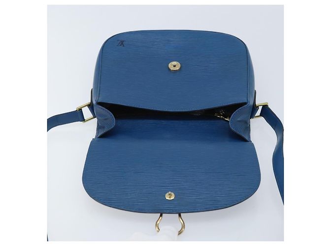 LOUIS VUITTON Borsa a Spalla Epi Saint Cloud GM Blu Toledo M52195 LV Auth BA11551 - vista 19