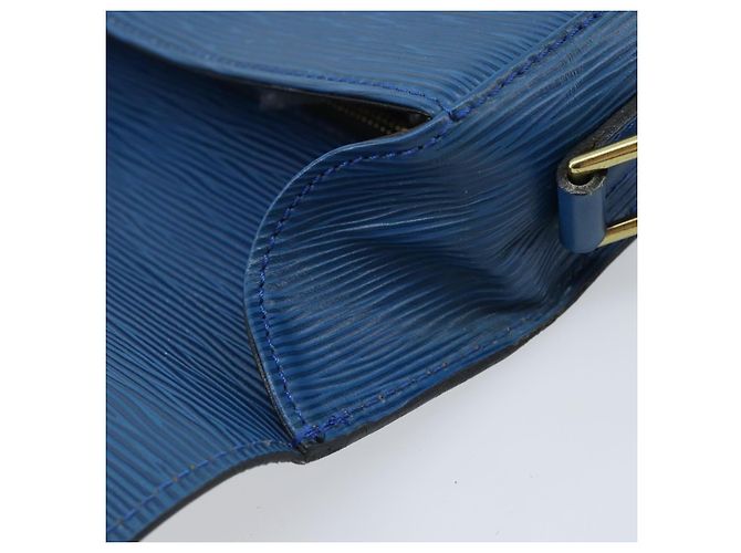 LOUIS VUITTON Borsa a Spalla Epi Saint Cloud GM Blu Toledo M52195 LV Auth BA11551 - vista 20
