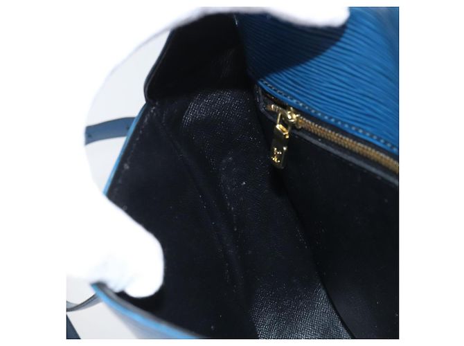 LOUIS VUITTON Borsa a Spalla Epi Saint Cloud GM Blu Toledo M52195 LV Auth BA11551 - vista 23