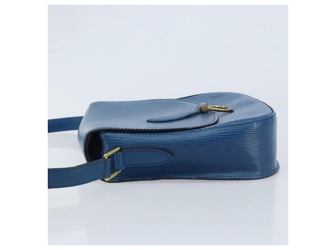 LOUIS VUITTON Borsa a Spalla Epi Saint Cloud GM Blu Toledo M52195 LV Auth BA11551 - vista 4