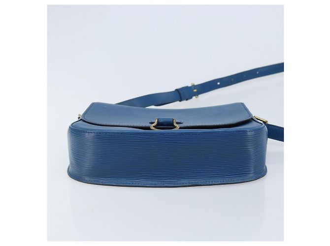 LOUIS VUITTON Borsa a Spalla Epi Saint Cloud GM Blu Toledo M52195 LV Auth BA11551 - vista 5