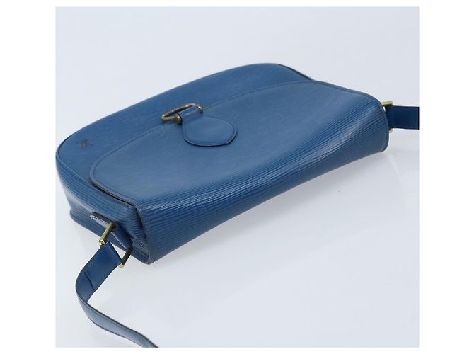 LOUIS VUITTON Borsa a Spalla Epi Saint Cloud GM Blu Toledo M52195 LV Auth BA11551 - vista 6