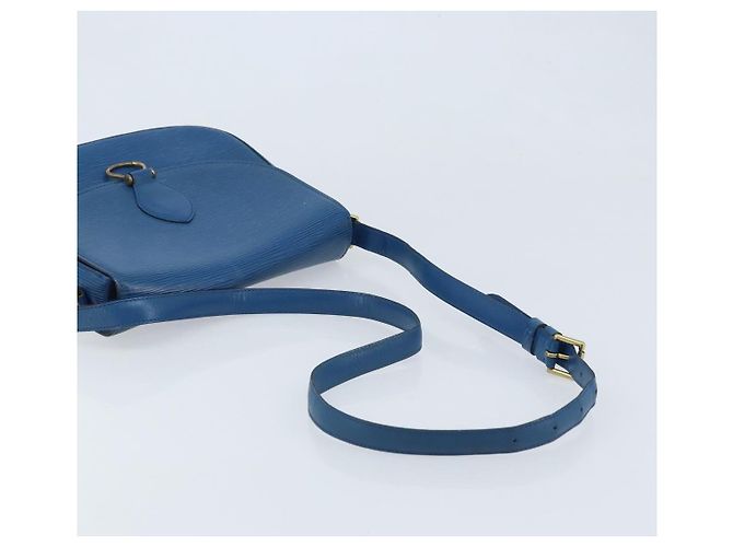 LOUIS VUITTON Borsa a Spalla Epi Saint Cloud GM Blu Toledo M52195 LV Auth BA11551 - vista 7