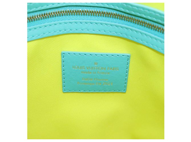 LOUIS VUITTON Borsa Keepall Bandoulière 50 Playground Gialla M21869 Auth AMZ519SM Giallo - vista 26