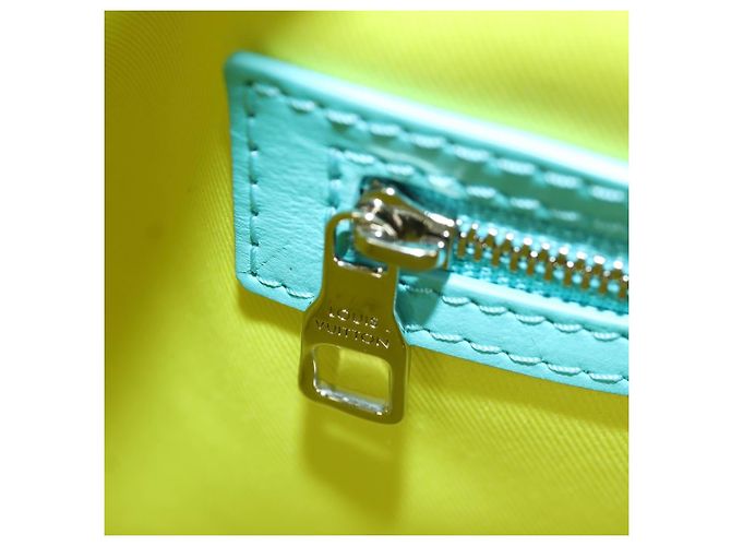 LOUIS VUITTON Borsa Keepall Bandoulière 50 Playground Gialla M21869 Auth AMZ519SM Giallo - vista 30