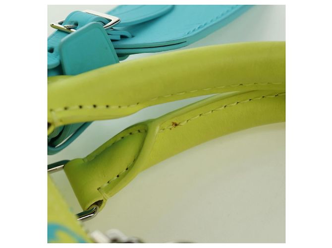 LOUIS VUITTON Borsa Keepall Bandoulière 50 Playground Gialla M21869 Auth AMZ519SM Giallo - vista 8