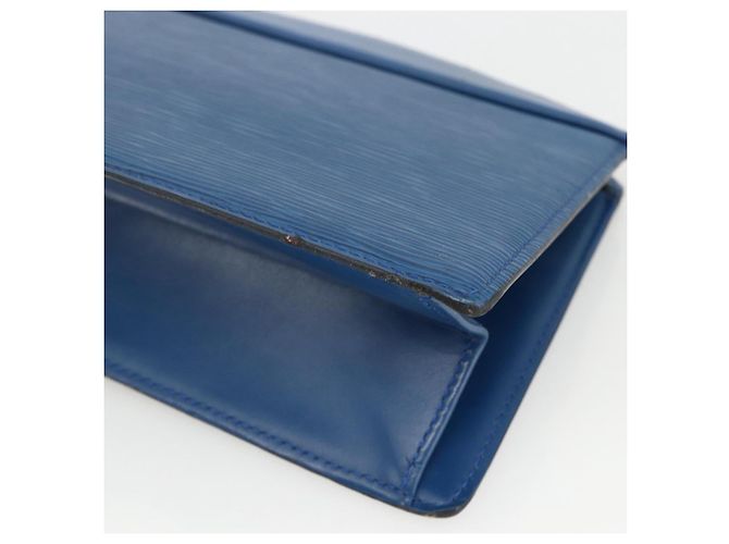 LOUIS VUITTON Pochette Crete Epi Blu M48405 LV Auth BAZ282 - vista 15