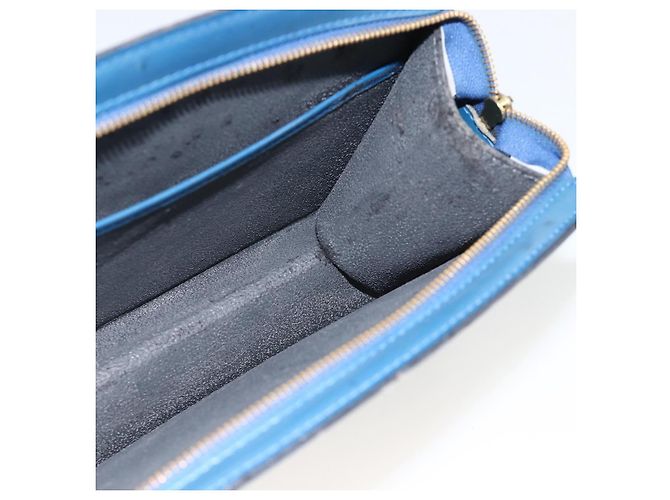LOUIS VUITTON Pochette Crete Epi Blu M48405 LV Auth BAZ282 - vista 17