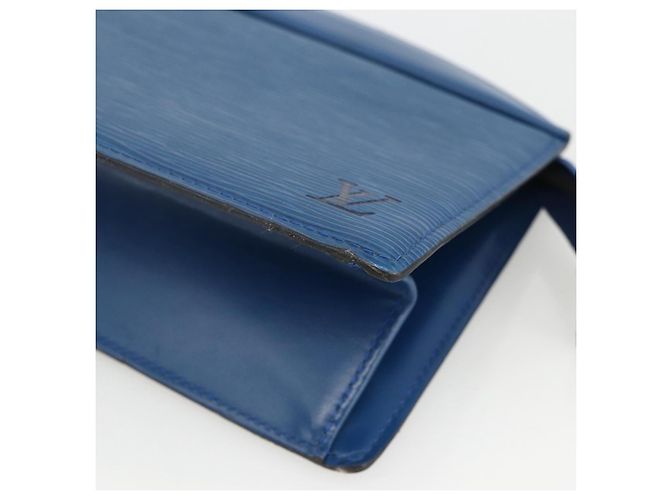 LOUIS VUITTON Pochette Crete Epi Blu M48405 LV Auth BAZ282 - vista 7