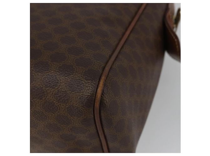 Céline Borsa Boston in tela Macadam CELINE in pelle PVC marrone oro Auth BA11759 D'oro - vista 15